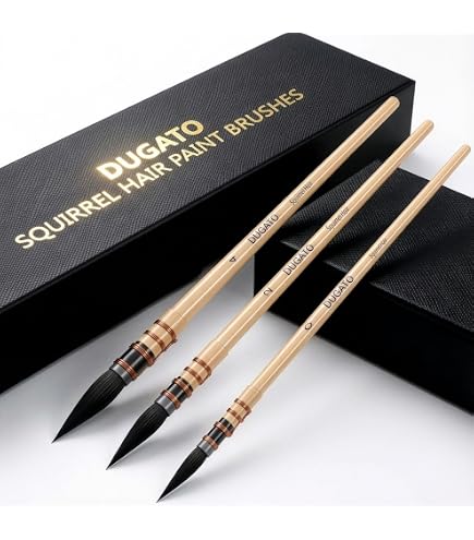 Amazon.com: Yasutomo Fusion Brush Set, 5 Pieces, Arts and Crafts
